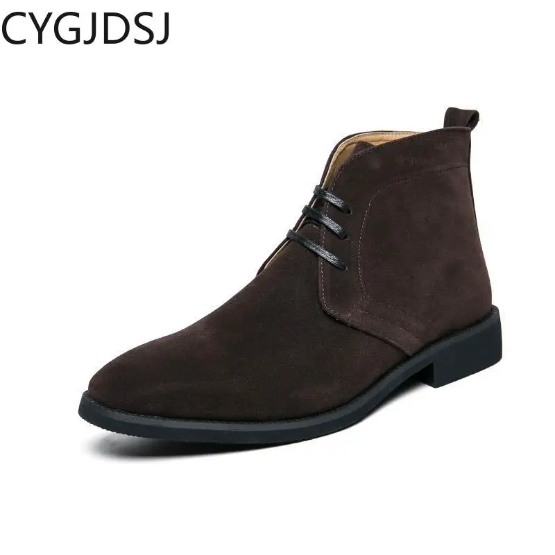 Casuales Ankle Boots Homens Stivali Sapatos Casuales Casual para Homens Botas Pretas Werkschoenen Sapatos De Escritório Homens Italiano рабочая обувь мужская