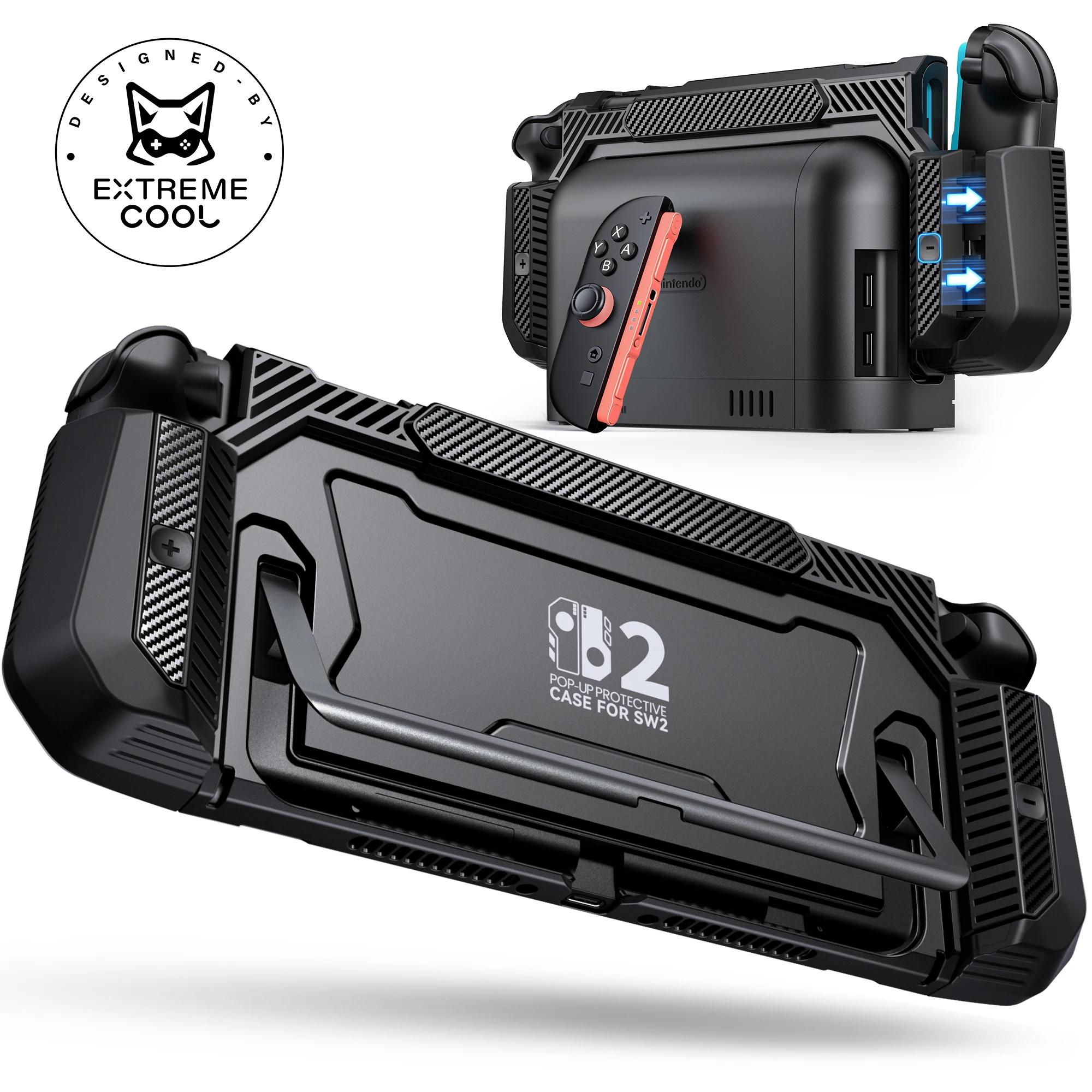 BEBONCOOL Switch 2 Protective Case Ergonomic and Comfortable PC Grip Shell for NS Switch 2 Protective Shell Accessories