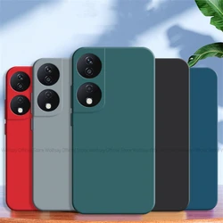 For Honor X7B Case Honor X7B Cover Luxury Soft TPU Cases Shockproof Liquid Silicone Protective Phone Back Cover For Honor X7B