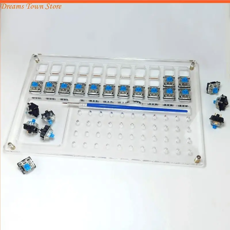 

HX6A 33 Lube Station Switch Tester Opener Lube Station DIY Double-Deck Removal Platform For Cherry Mechanical Keyboard