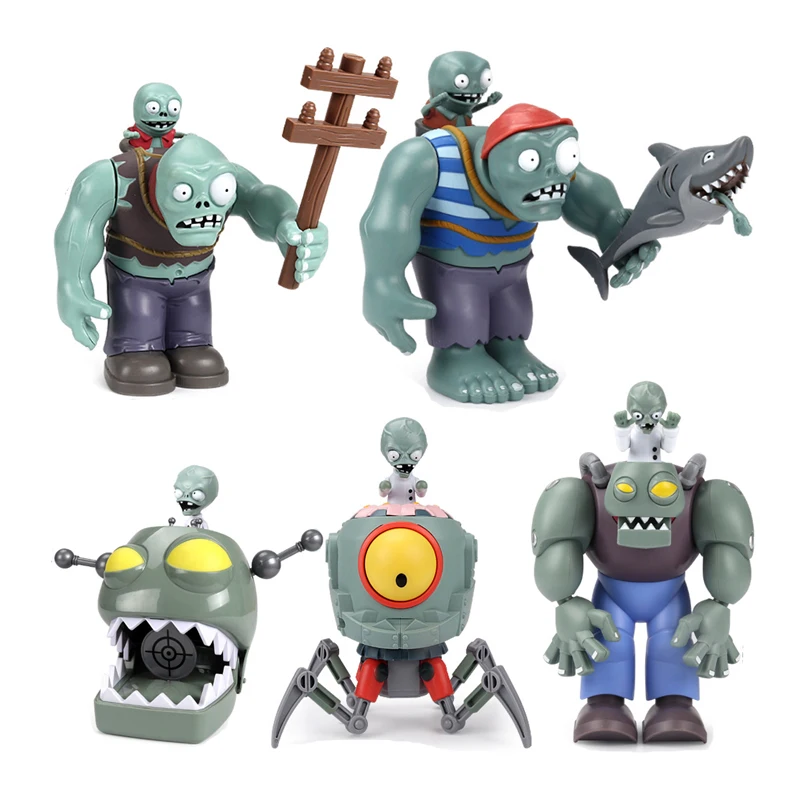 Plants Vs. Zombies Kids Gifts Toys Giant Zombies Egyptian Dr Zombie Dr. Zombie King Action Figure Model Pvc Deformation Dolls