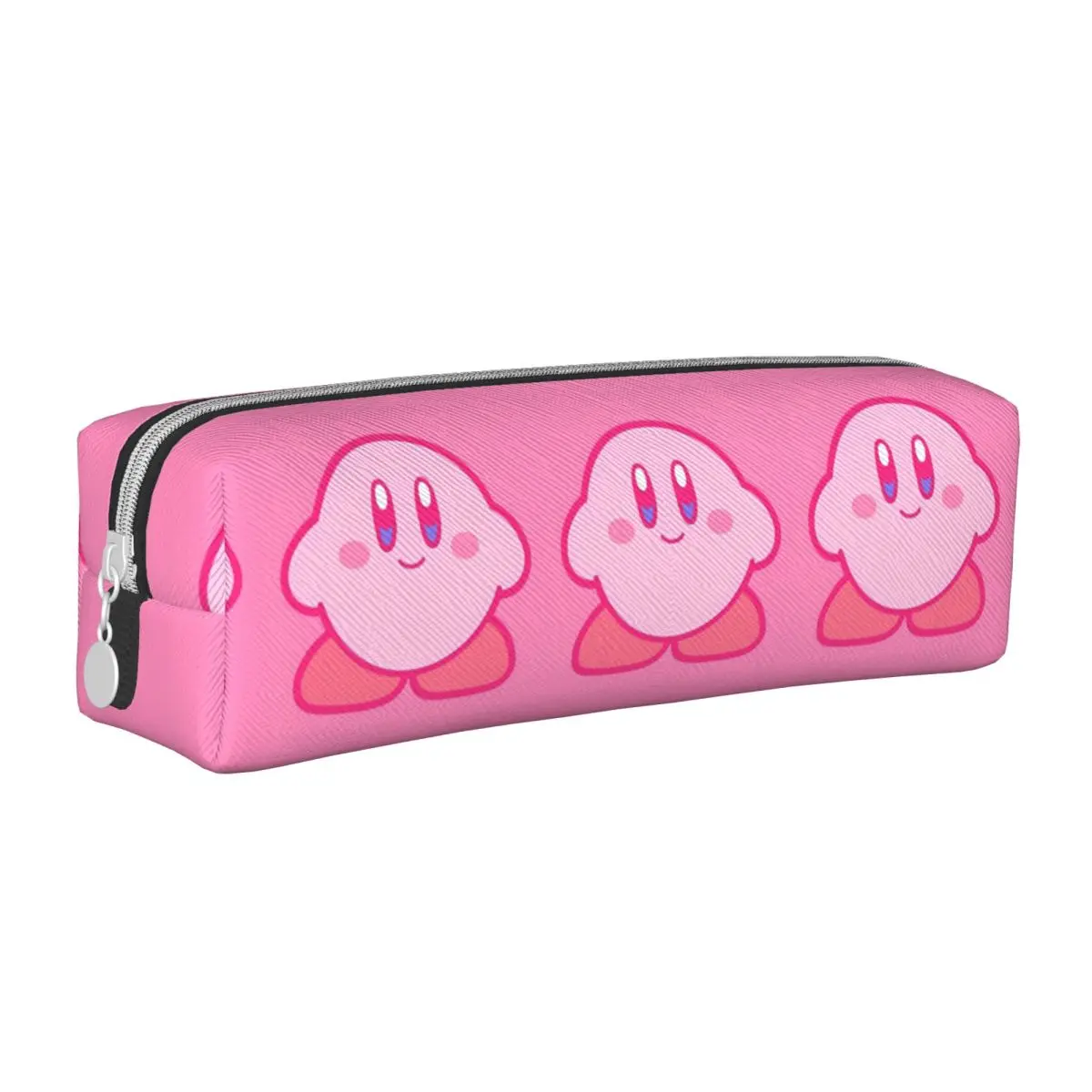 Star Kirbys Pencil Case Cartoon Games Pen Bags Student Large Storage Office Gift Pencilcases