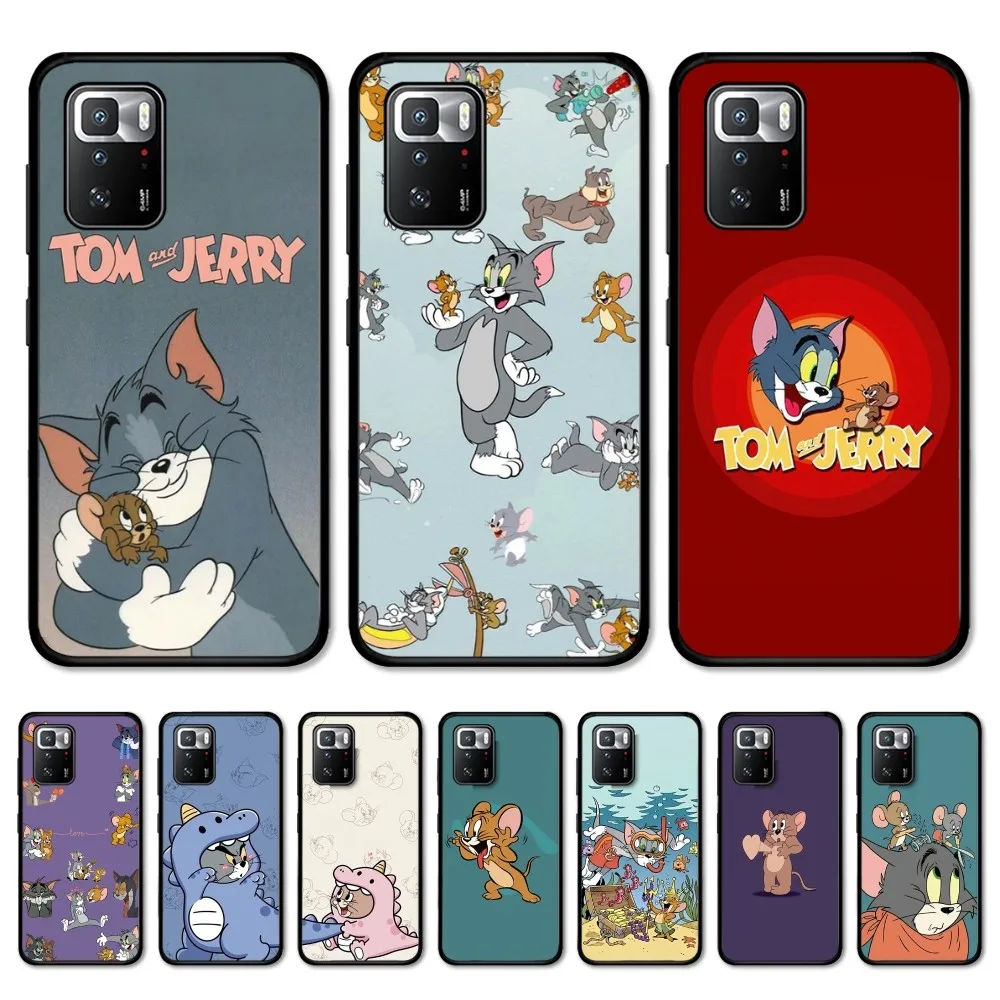 

T-tom and J-Jerry cats mouse Phone Case For Redmi Note 4 X 5 A 6 7 8 Pro T 9 Pro 9S 10 Pro 11 Pro 11S 11Epro PocoM3pro