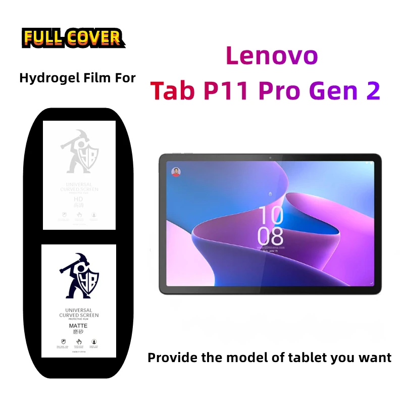 2pcs Matte Hydrogel Film For Lenovo Tab P11 Pro Gen2 HD Screen Protector For Lenovo Tab P11 Pro Gen2 Frosted Protective Film