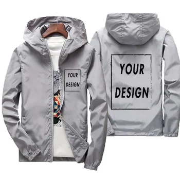 Custom Brand Logo Autumn Jacket Men Waterproof Warm Windbreaker Casual Clothing Big Size 7Xl Men Green Black Red Jacket Outdoor 4