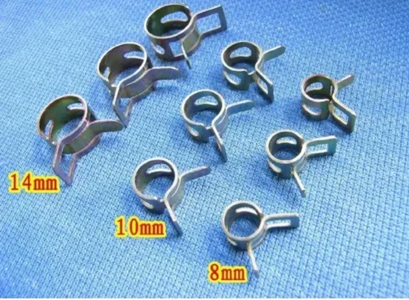 10pcs For Motorcycle Parts Tubing Tubing Fuel Pipe Hoop Tube Clamp Various Specifications