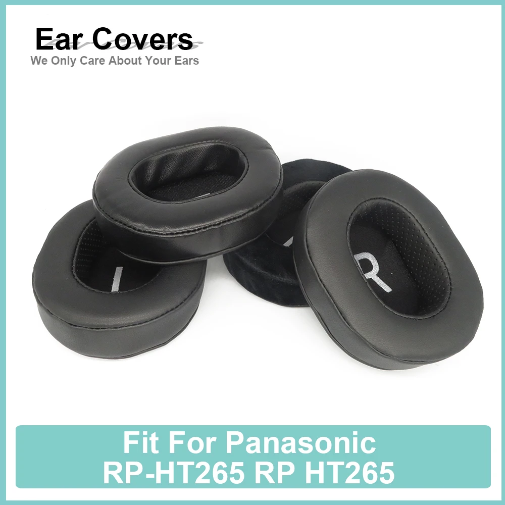 Auricolari per Panasonic RP-HT265 RP HT265 cuffie auricolari proteine Velour pelle di pecora cuscinetti auricolari in schiuma nero confortevole