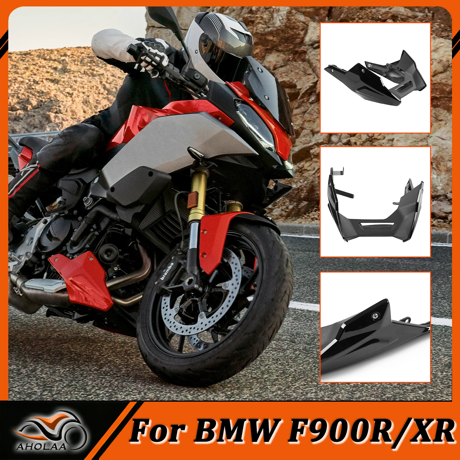 

Belly Pan Lower Engine Fairing Guard Skid Plate Spoiler Cover For BMW F900R F900XR F900 R XR Motorcycle Accessories 2020-2024