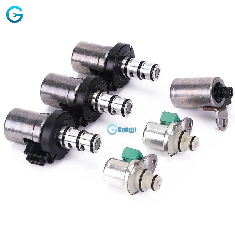 Fast Delivery 6pcs 4F27E Gearbox Body Transmission Solenoid Kit 48420K-R For Mazda