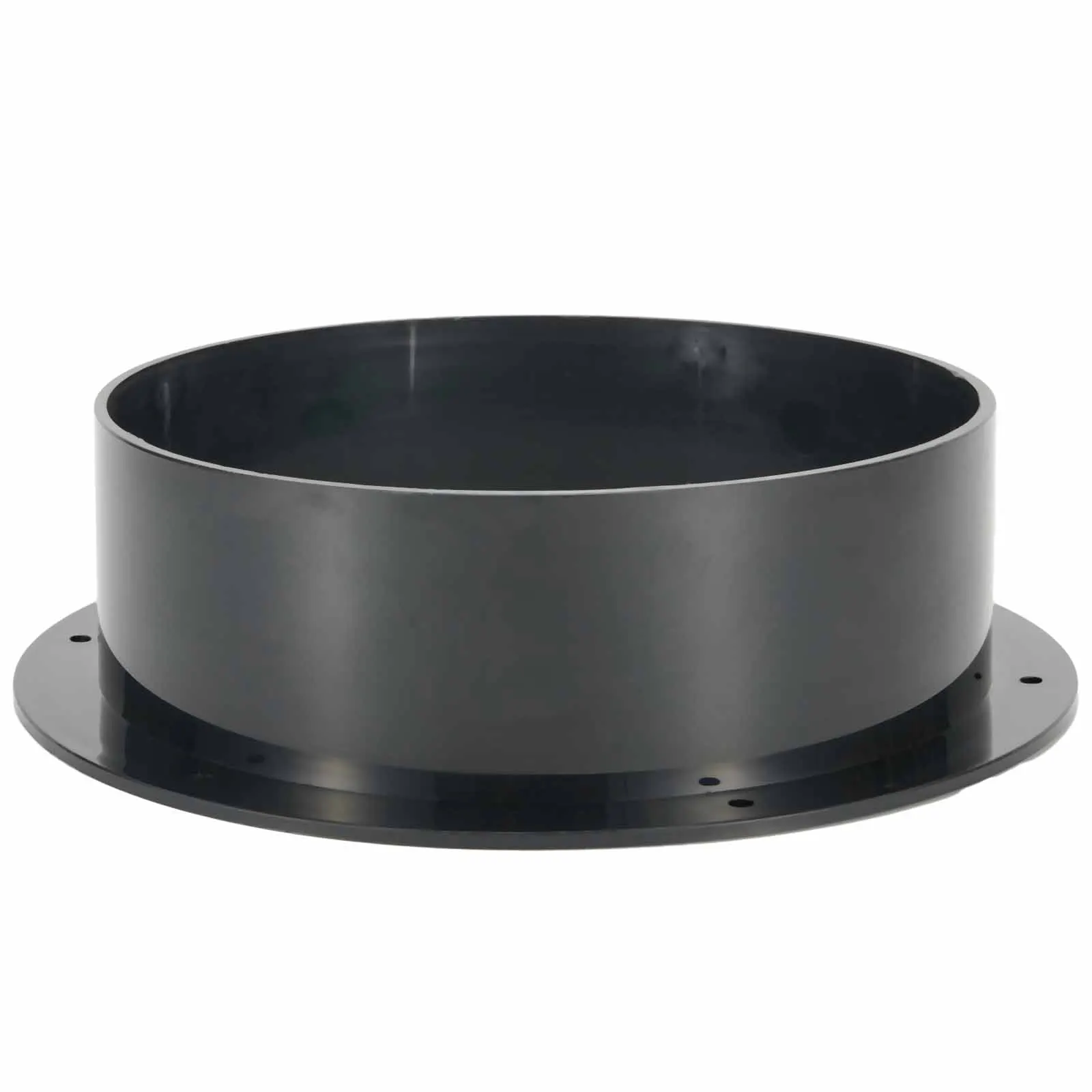 for exhaust Pipe Straight Pipe 50/160/250mm ABS Black Flange Ventilation Ducting High Strength Resistance  for