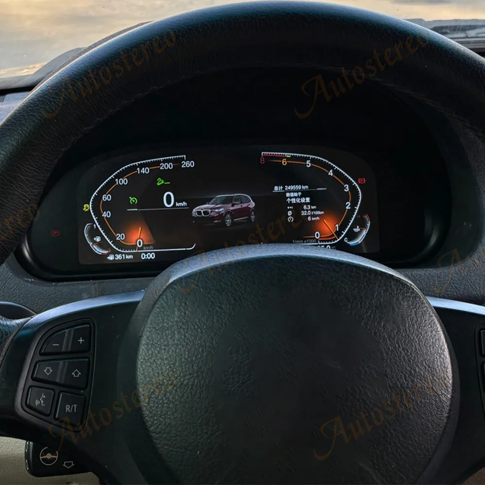 

10.25' Car LCD Digital For BMW X5 X6 E53 E39 1999-2006 Cluster Virtual Cockpit Speed Meter Dash Panel Unit LCD Screen Instrumet-