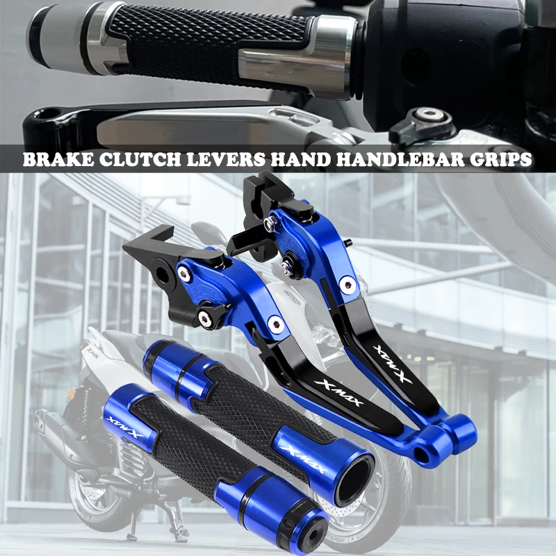 

XMAX 125 250 400 2023 2024 Motorcycle Brake Clutch Levers Hand Handlebar grips For XMAX250 XMAX125 XMAX400 2022 2021 2020