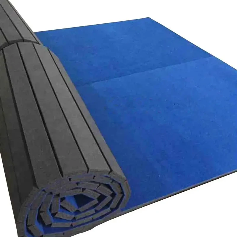 

Customized LOGO Wholesale Rhythmic Gymnastics Roll Carpet Mat Chinese Supplier's Rolling Wushu Wushu Mat for Martial Arts Traini