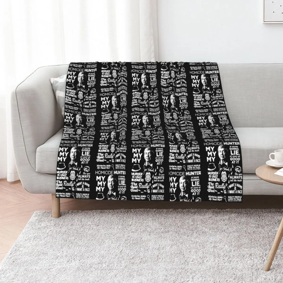 lt joe kenda Throw Blanket All Weather Soft Throw Blanket for Sofa
