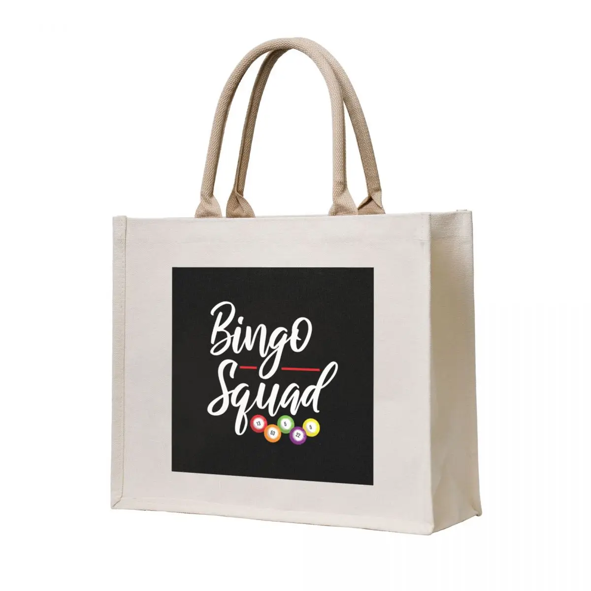 

Funny Bingo Squad Tote Bag tote bag men's the tote bag luxury women
