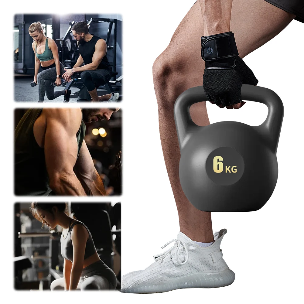 Water-filled Kettlebell Kettlebell Weights Shock-Proof Dumbbell Weights Anti Slip Grip Hand Weights for Home Workouts