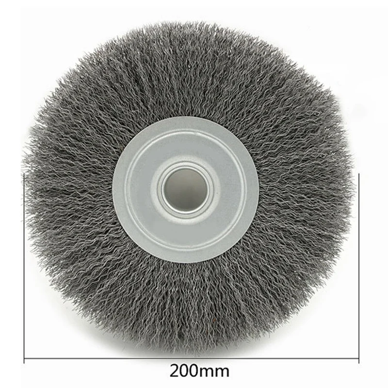 2 PCS Wire Wheel As Shown Stainless Steel Wire For Bench Grinder-Wire Brush For Grinder 8Inch