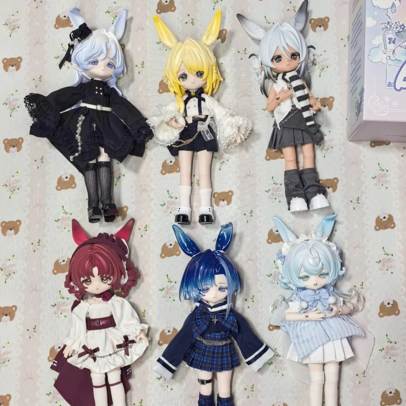 

Come4free 1/12 Bjd Blind Box Bonnie Meteorological Star Language Series Kawaii Rabbit Bjd Desktop Articulated Action Figure Toys