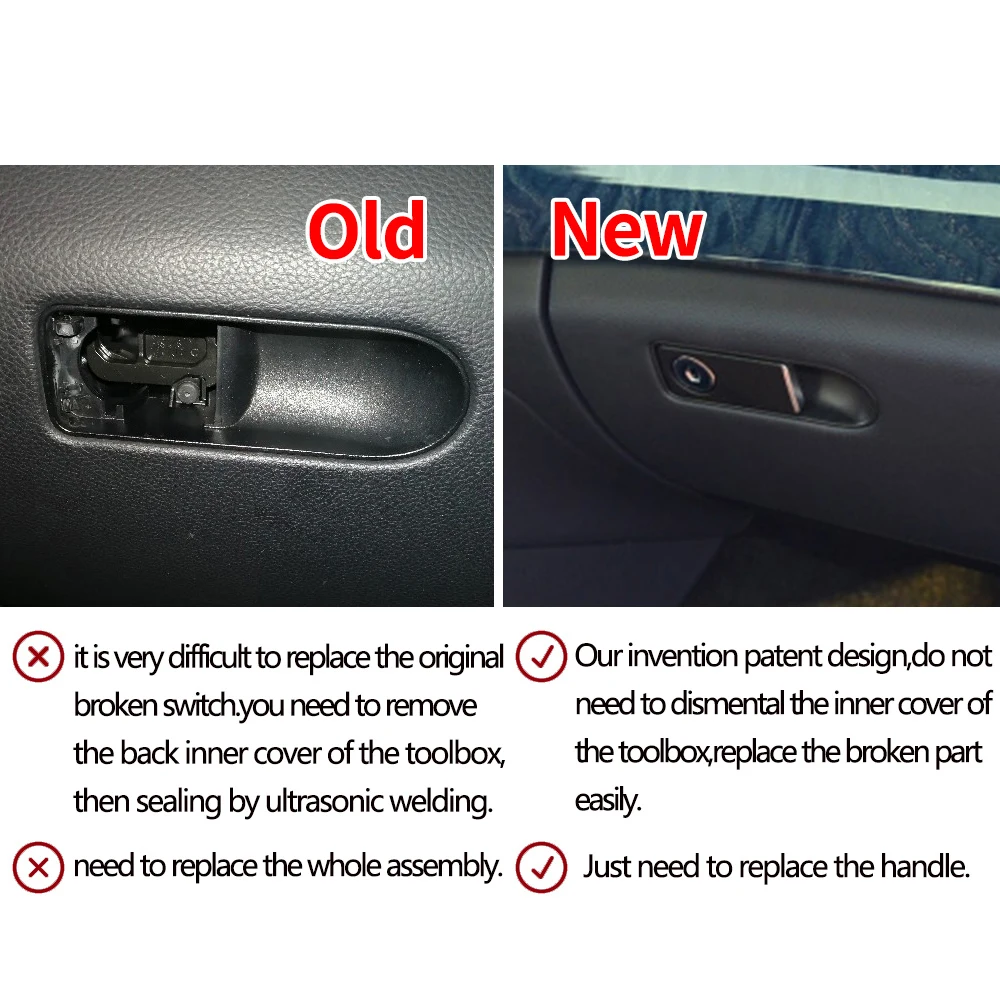 Car Front Passenger Side Glove Box Handle Switch Cover Lid Lock For Mercedes Benz CLS Class W218 CLS300 CLS320