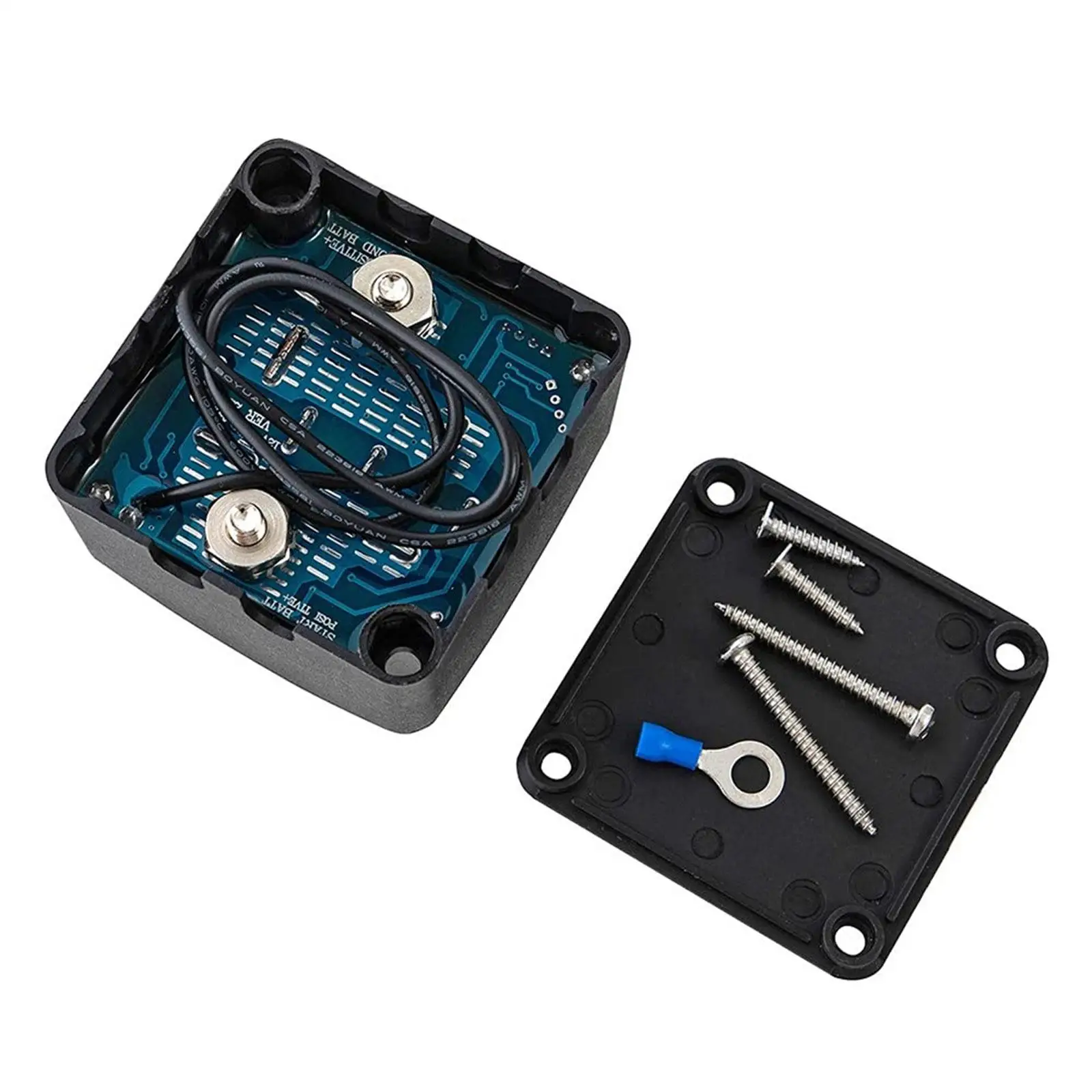 

Auto Manual Mode Smart Battery Isolator Relay Digital Voltage Display for RV Truck UTV Marine Boat