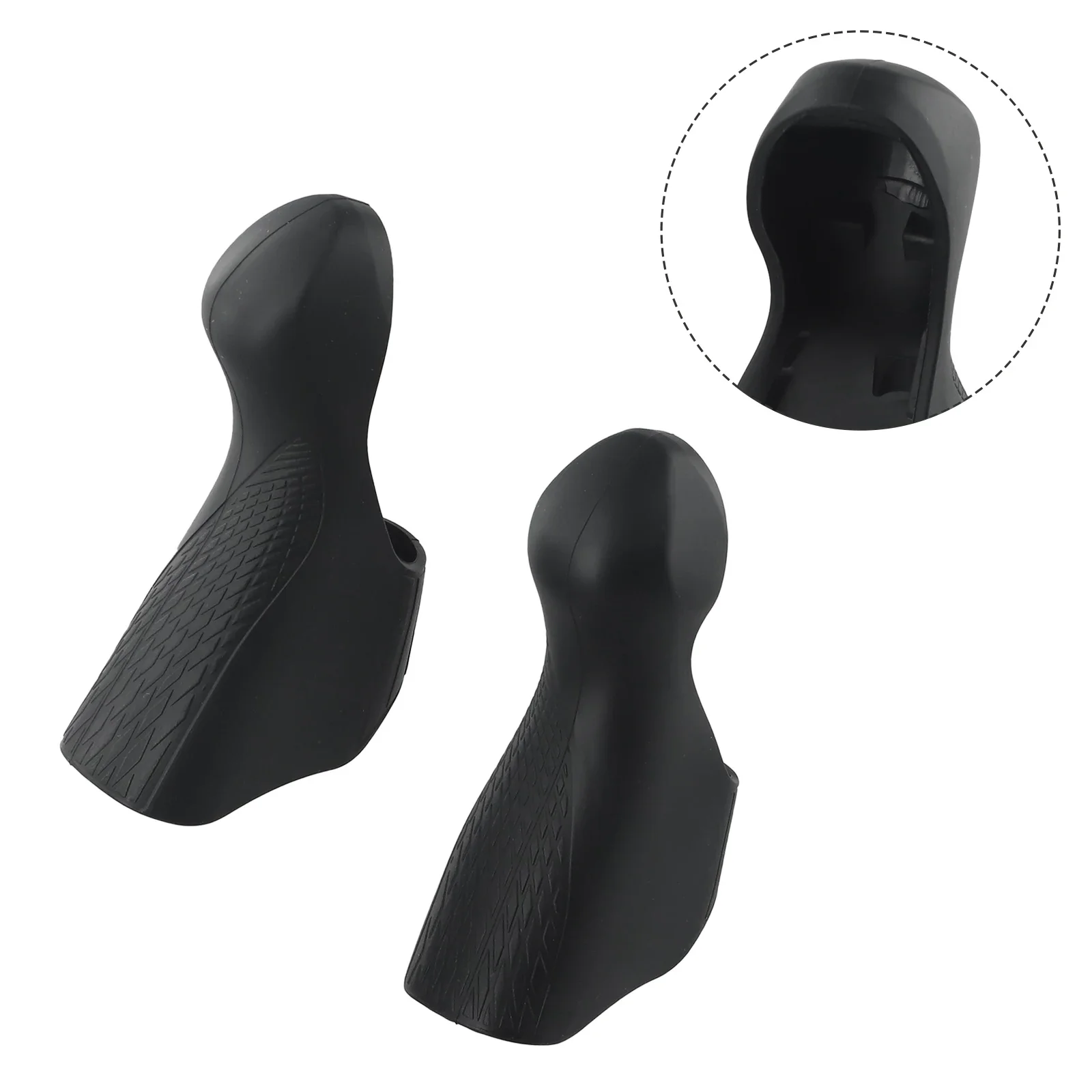 2pcs Bike Brake Lever Hood For St-5700 105 Gear Shift Lever Covers Silicone Shifter Bike Gear Shift Lever Covers Parts - Image 4