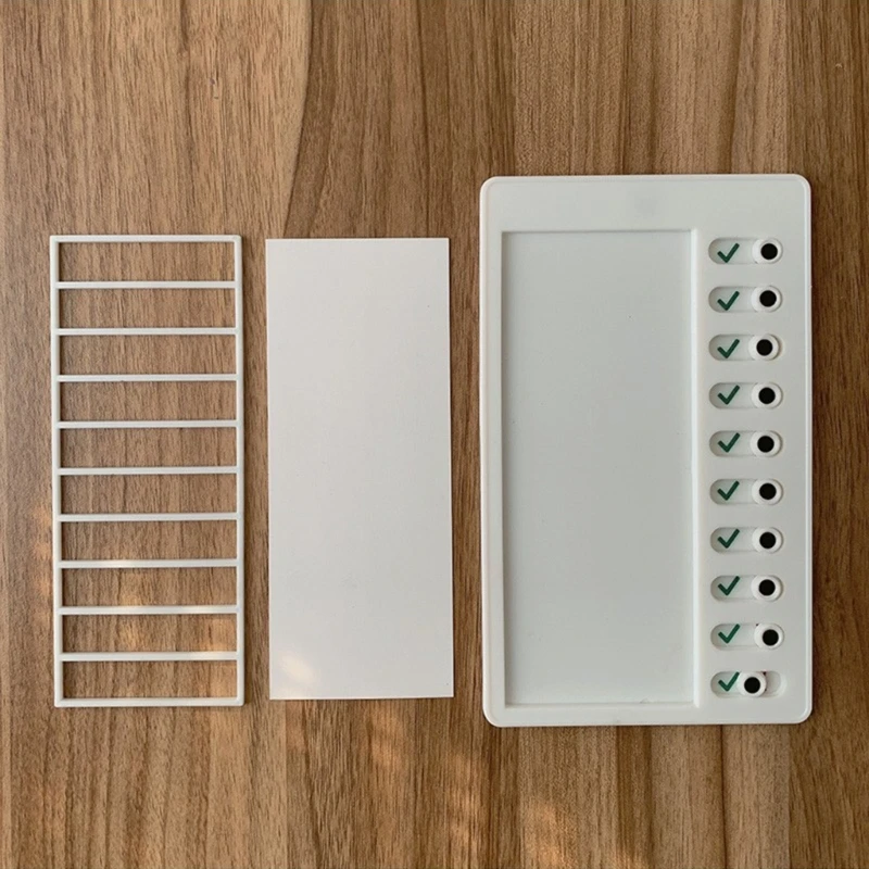 96GE Kids مخطط روتيني يومي للأطفال مخطط عمل يومي تعليمي لوحة جدول بصرية 12x20 سنتيمتر لإدارة المهام #3