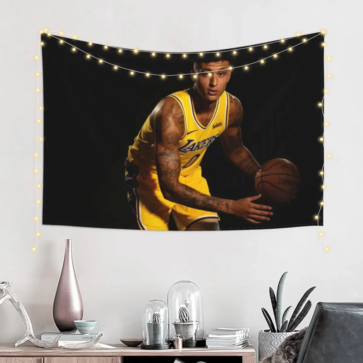 kyle kuzma Tapestry Room Decorations Aesthetic Bed Room Decoration Tapestry