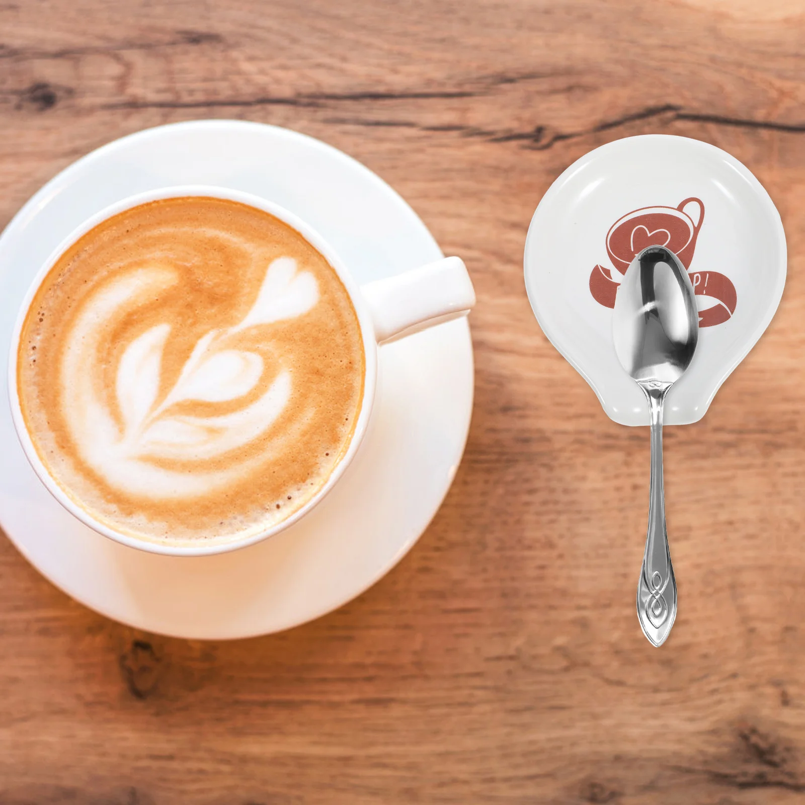 

Ceramic Spoon Rest Coffee Bar Accessory Heat Resistant Stable Tabletop Kitchen Decorative Spoon Holder for Spoons Tongs Ladles