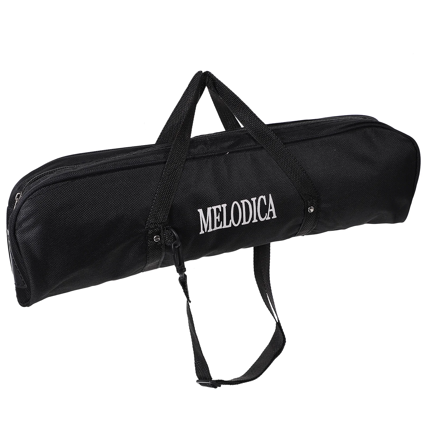 

32 -key Melodica Bag Thickened Accordion Holder Zipper Harmonica Bag (Black) file folder expanding File