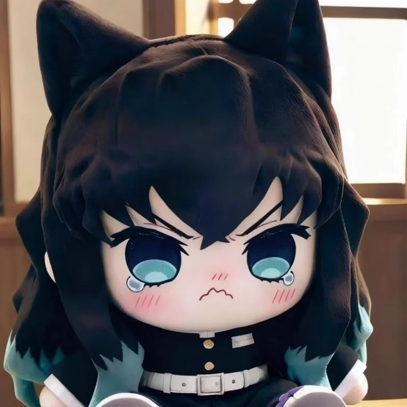 

20cm Demon Slayer Tokitou Muichirou Tomioka Giyuu Anime Handsome Plush Doll Body Dress Up Clothes Plushies Stuffed Toys Gift
