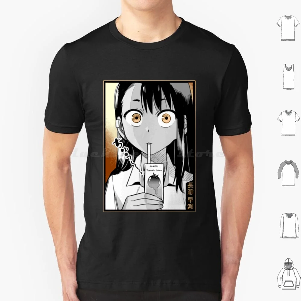 

Футболка в стиле Nagatoro, большой размер, 100% хлопок, Nagatoro Manga, аниме Nagatoro San Senpai, пожалуйста, не хулиш меня Nagatoro Hayase
