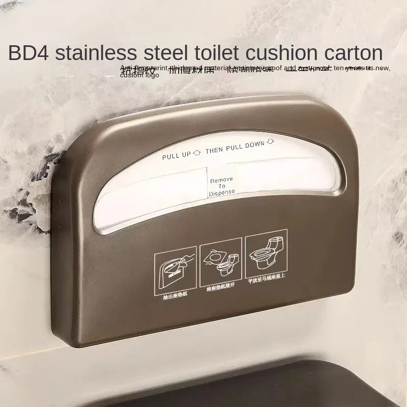 Disposable toilet toilet tissue holder 304 stainless steel seat cushion paper box tissue box