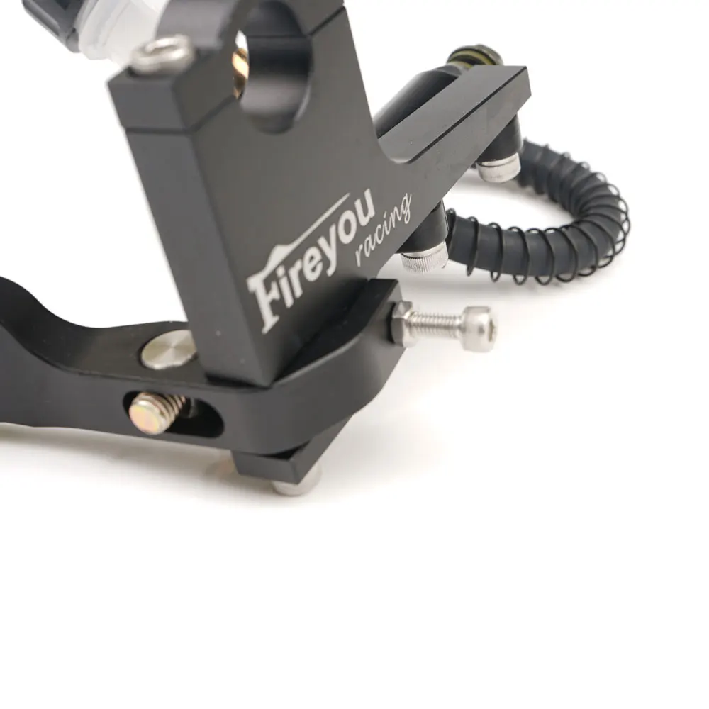 Motorcycle Universal 22mm Clutch Thumb Brake Lever Kit Rear Master Pump Cylinder Handle Brake Modification Parts