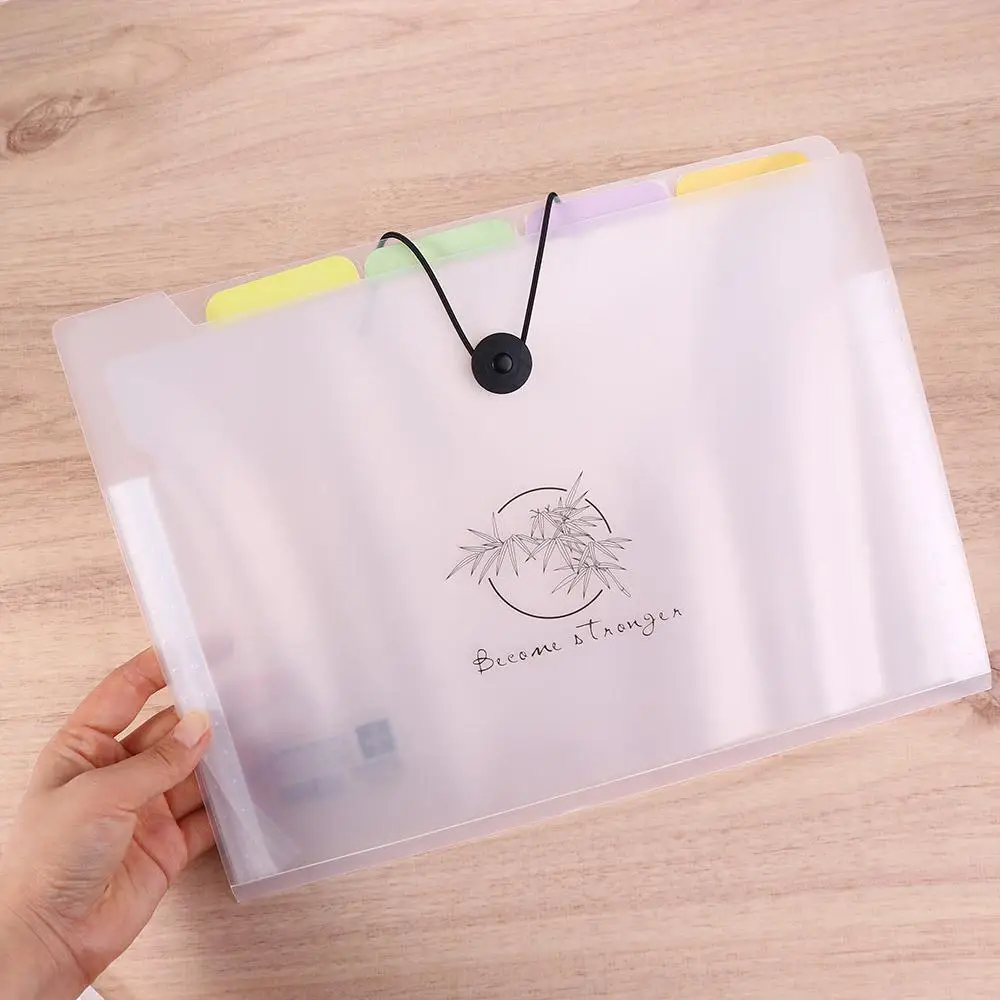 Large-capacity File Storage Bag Card Holder Receipt Holder Test Paper Organ Bag Ticket Holder Document Bag A4 File Folder