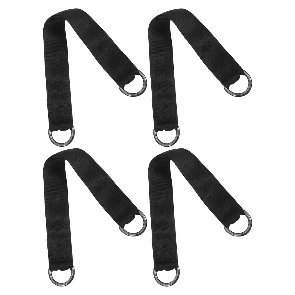 

4 pcs Outdoor Swing Accessories Robust Nylon Hanging Straps Connecting Ropes Hammock Tree Branch Hanger Adjustable Seat Cable