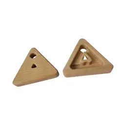 2x Triangle Climbing Hangboard Fingerboard Rock Climbing for Gym Doorway