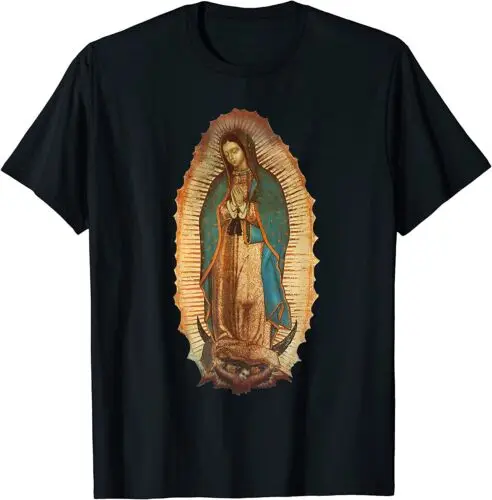  Our Lady Virgen De Guadalupe Virgin Mary Bless T-Shirt - MADE IN USA