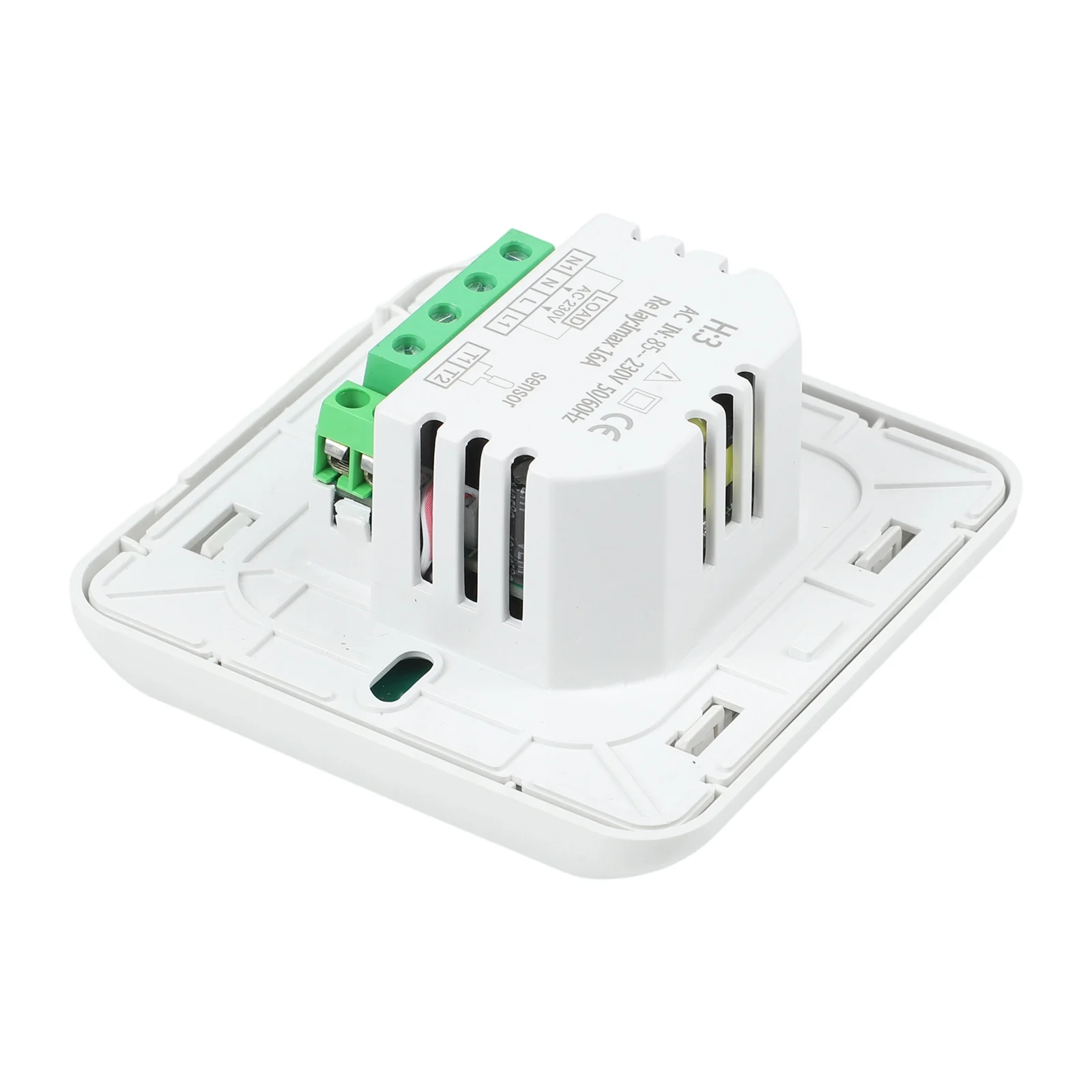 Digital Programmable Thermostat Touchscreen For Floor Heating Room Controller Internal External Sensor AC 80-220V 16A Load