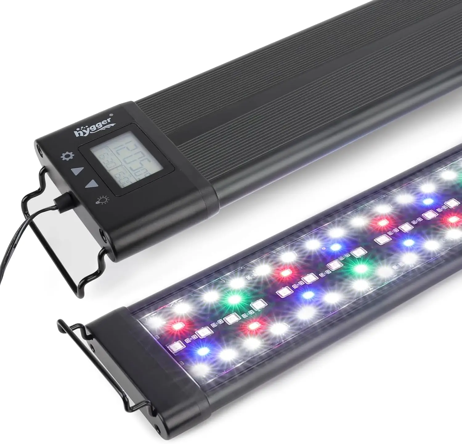 

Programmable LED Aquarium Light for 36-42in Tanks, Full Spectrum with LCD Display, Sunrise Sunset Modes