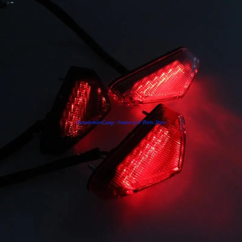 H7BD Shock Resistant Motorcycle Tail Light ABS Material Long Lasting for Adventure Rides