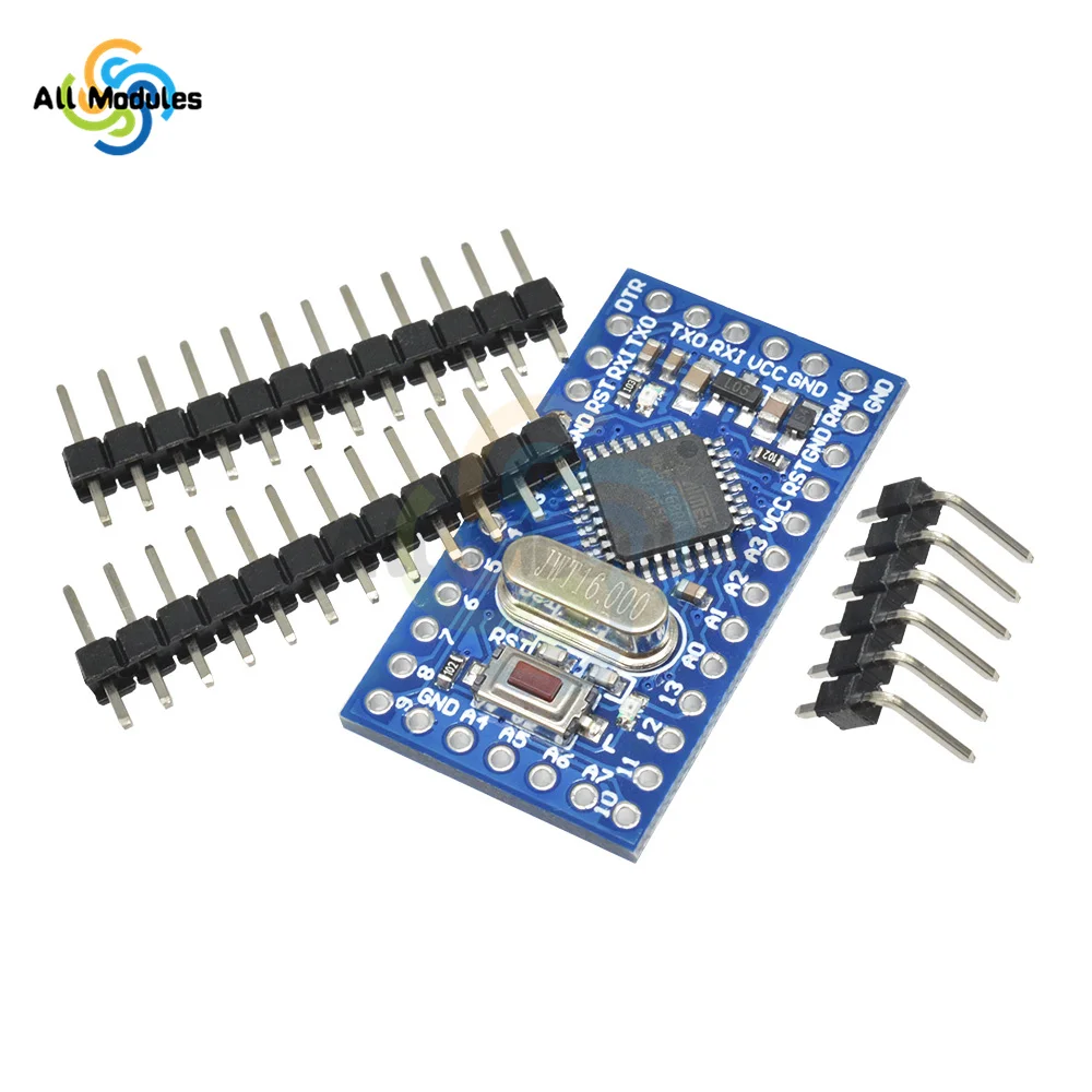 Mini MÓDULO DE 5V 16M Pro Atmega168 microcontrolador Plug-in Crystal oscilador Pin Header para Arduino Nano reemplazar Atmega328