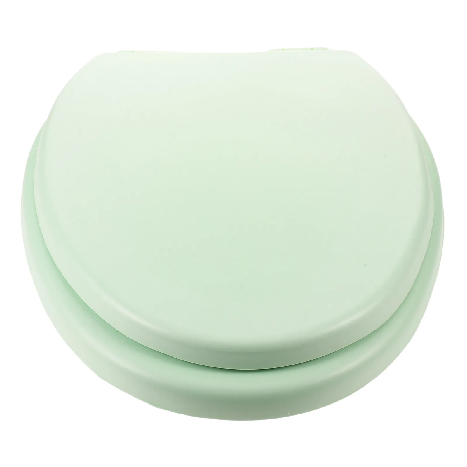Soft Close Oval Toilet Seat Quiet Close Noise Cushion Removable Lid Cover Light Green Bathroom Removable Toilet Seat