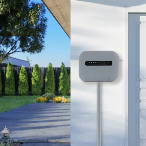 Imagen 2 del producto Controlador de aspersor inteligente para interiores, sistema de riego con Control remoto por teléfono, funciona con Smartlife, enchufe europeo, WiFi, 6 /8 estaciones