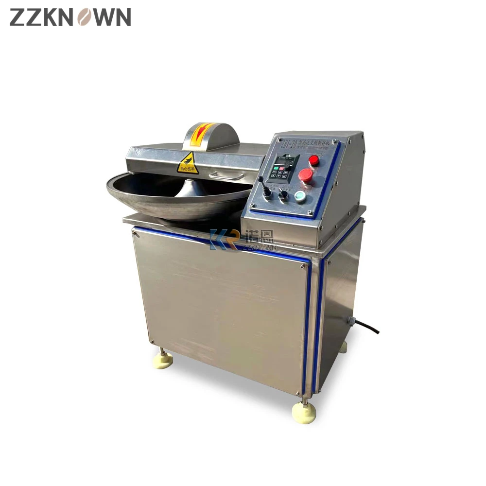 

Industrial Stainless Steel Meat Chopping Machine Food Chopper Cut Chicken Meat Bowl Cutter Grinder Mixer