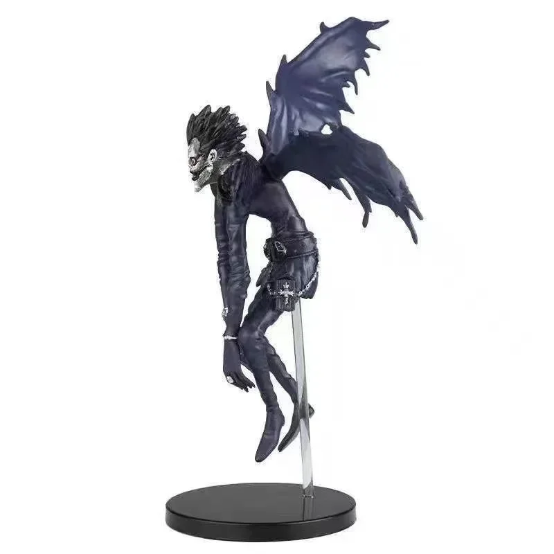 Boa nota de morte anime figuras estátua ryuk rem 23cm pvc ação figureine filme coleção modelo brinquedos para meninos presente 2025 quente novo