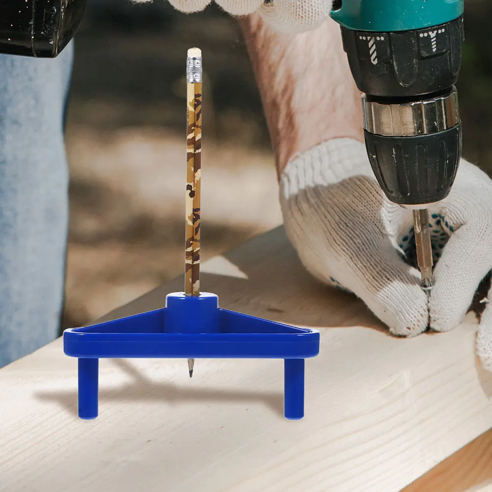 2 pçs medidor de marcação precisão carpintaria centro localizador plástico scribe ferramenta centralização linha marcador ferramenta marcação calibre