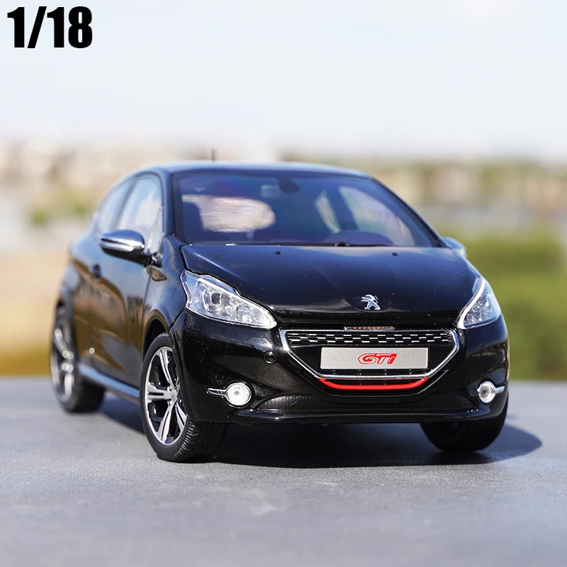 

1:18 PEUGEOT 208 GTI 2013 Alloy Diecast Metal Car Model For Boys Gifts Toy Collection Original Box