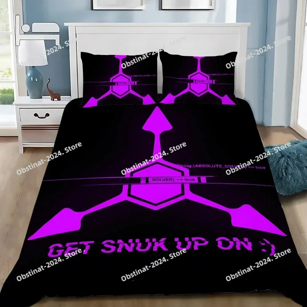 Cartoon Duvet Pillowcase Bedding Set Adult Boy M-Murder D-Drones Girl Bedroom Decoration Children Gift Single Double Large Size