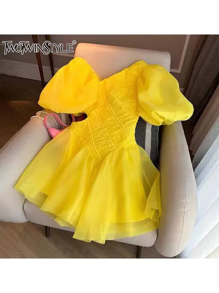 TWOTWINSTYLE Solid Slimming Spliced Button Minimalist Jackets for Women V Neck Long Sleeves Patchwork Cape Jacket Female Fashion