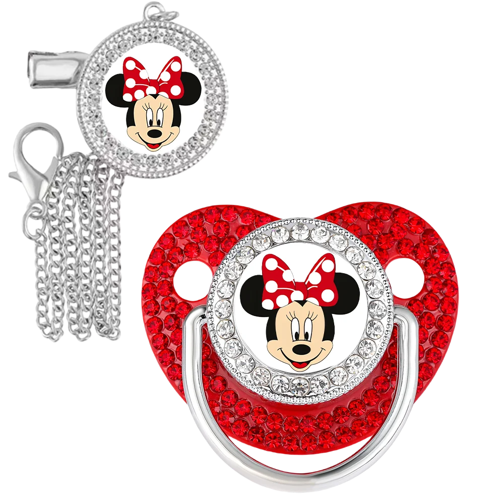 

Блестящая пустышка с стразами для новорожденных, безопасная и комфортная, для младенцев 0-12 месяцев